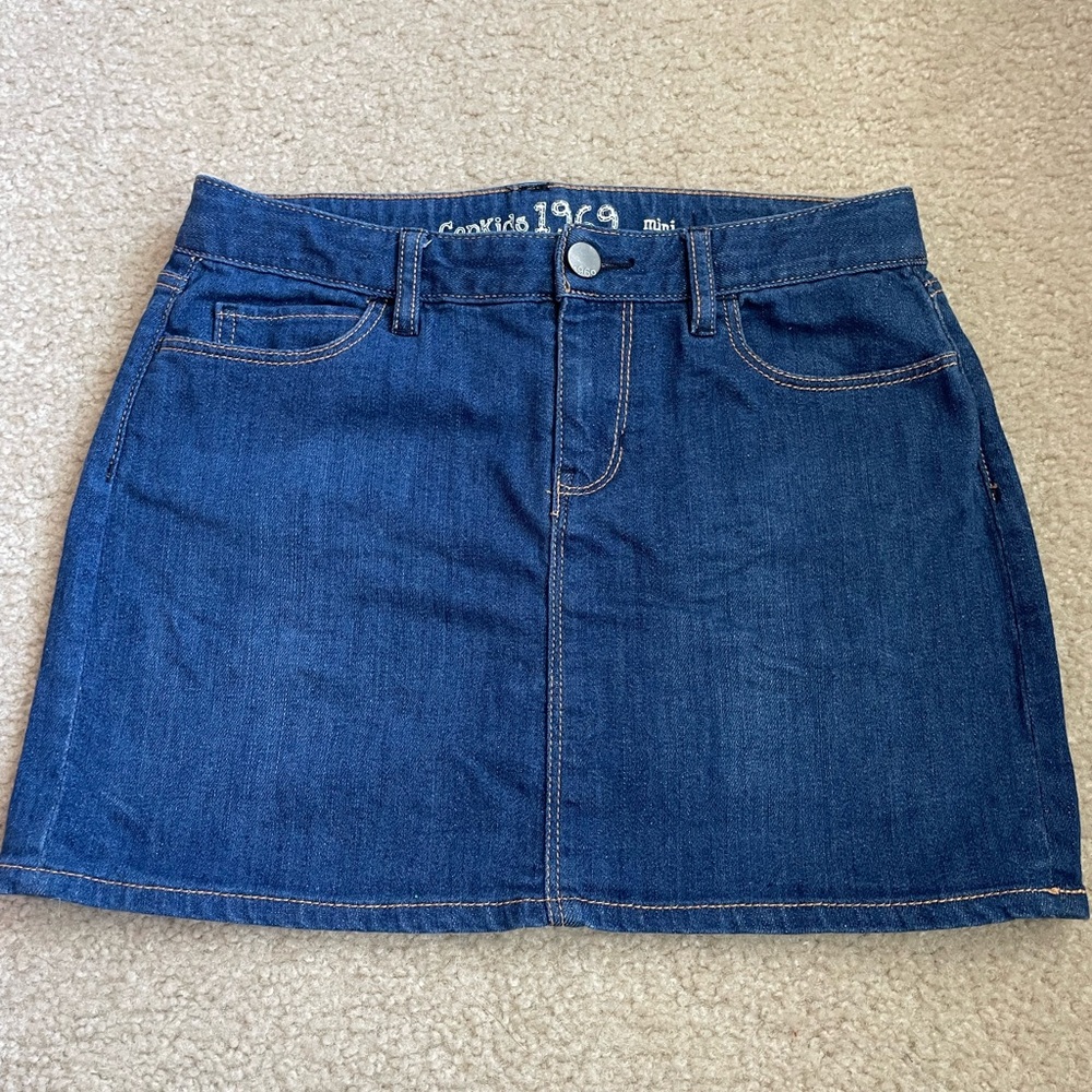 GAP Classic Blue Mini Skirt